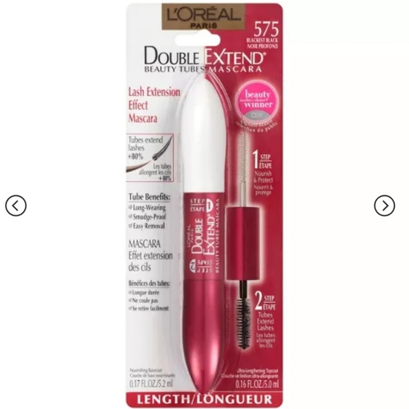 L'Oréal Paris Double Extend Beauty Tubes 570 Black - Picture 1 of 7